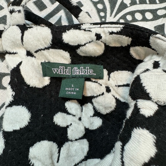 Wild Fable Floral Cutout Mini Dress. Size Large - Picture 11 of 12